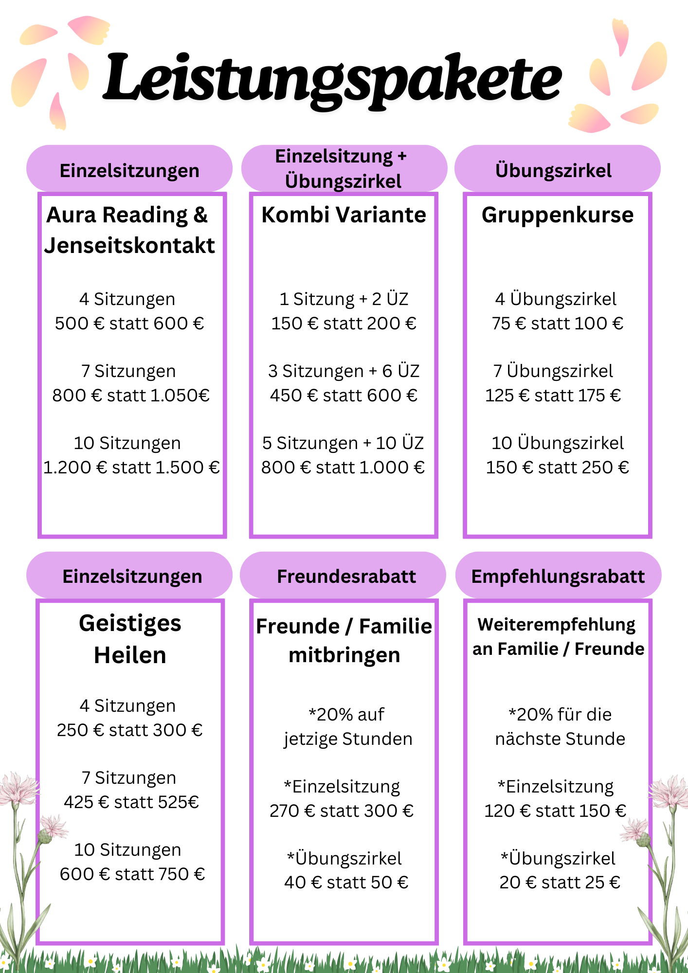 Schatzi Leistungspakete (1)
